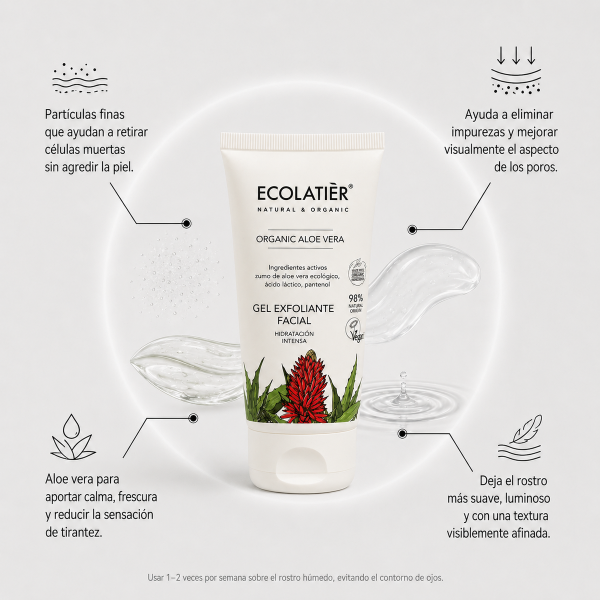 GEL EXFOLIANTE DE ALOE VERA