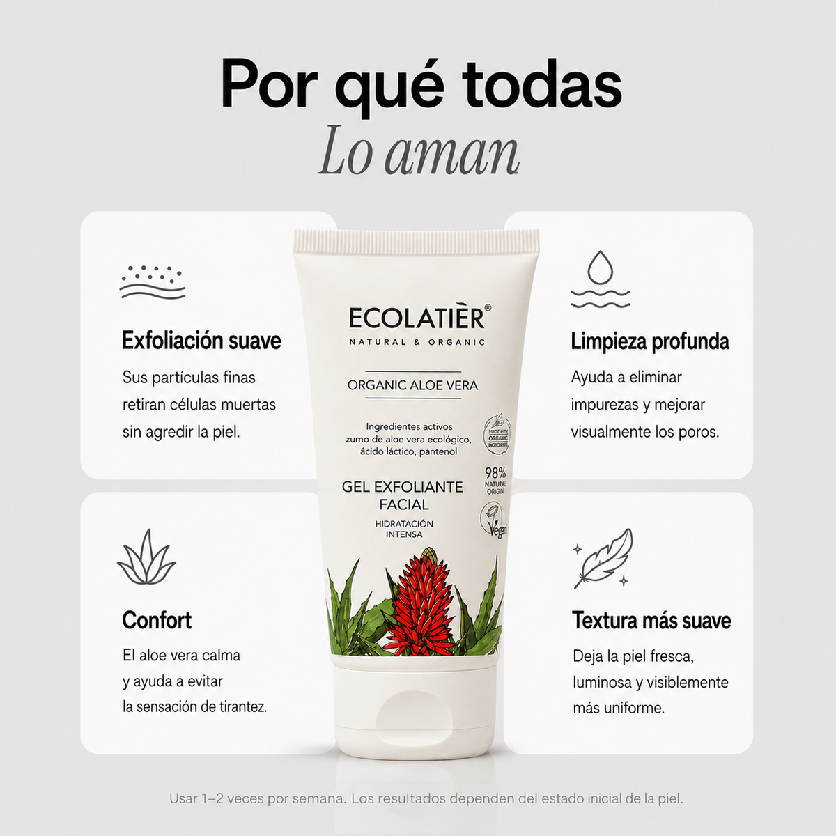 GEL EXFOLIANTE DE ALOE VERA