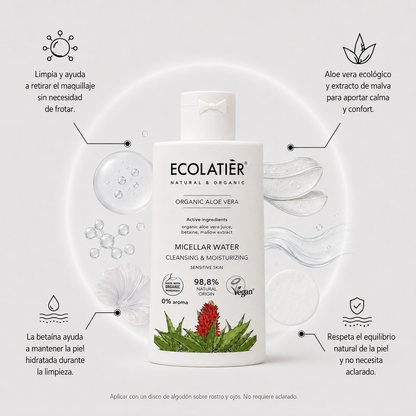 AGUA MICELAR DE ALOE VERA