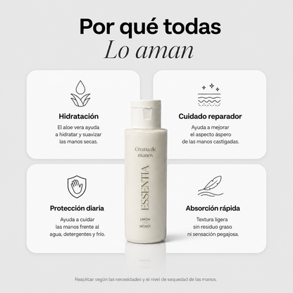 CREMA DE MANOS DE LIMÓN Y MONOÏ
