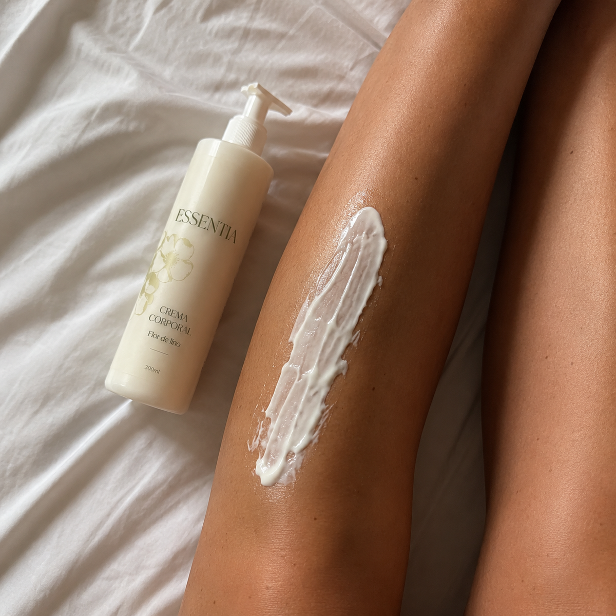 CREMA CORPORAL DE FLOR DE LINO