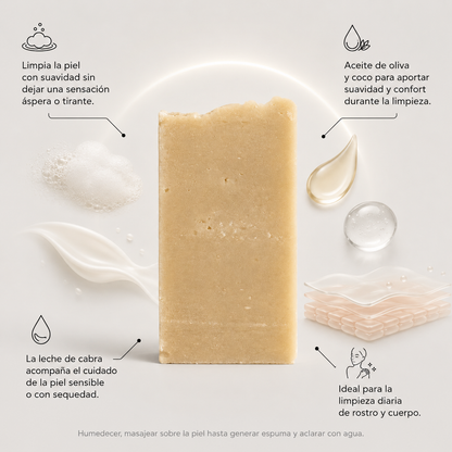 JABÓN DE LECHE DE CABRA