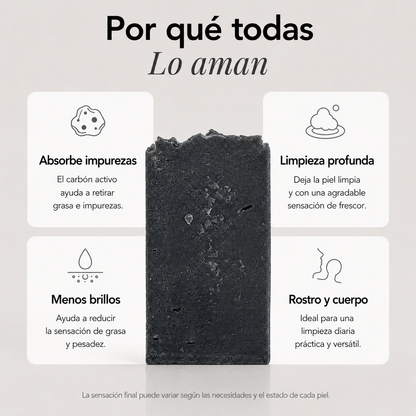 JABÓN DE CARBÓN ACTIVO